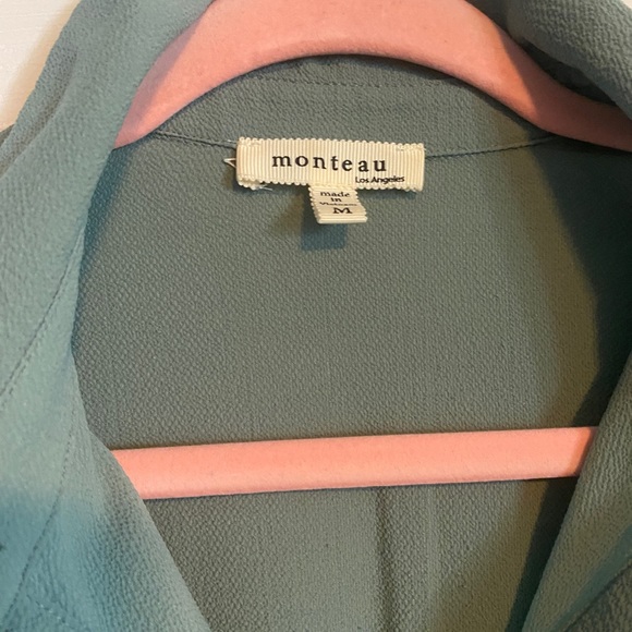 Monteau T-Shirt Dress. Size: Medium. Color: Army Green. Excellent condition - Picture 3 of 3